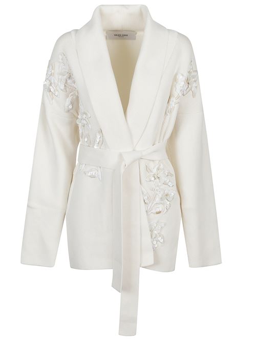 Embroidered floral cardigan GOLDEN GOOSE | GWP01409P00217310715